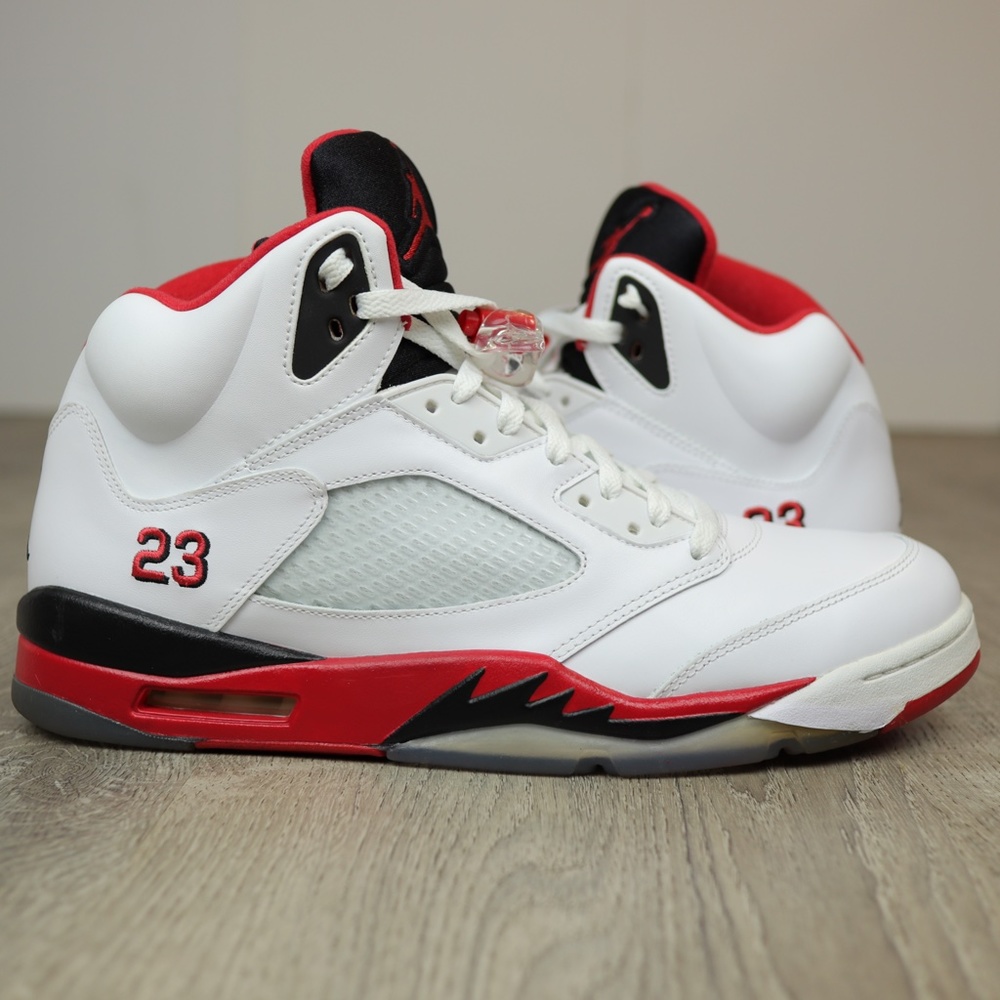 VNDS Fire Red Jordan V (5) Retro 2013 Size 14 136027120